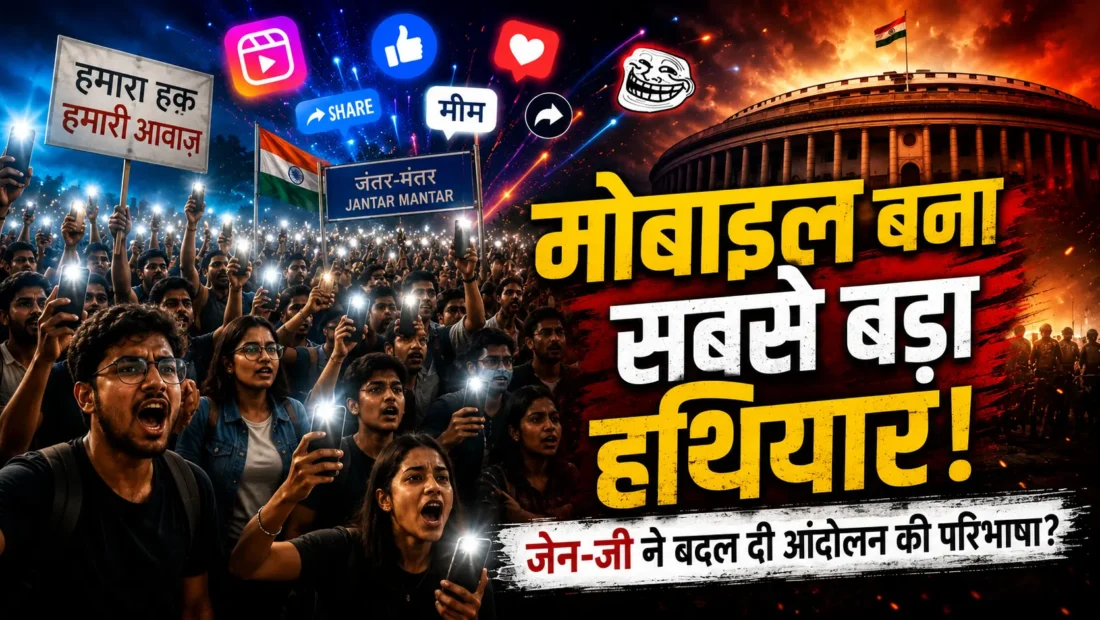 जंतर मंतर से उठी डिजिटल लहर ने मचाया सियासी भूचाल! आखिर कैसे लाखों युवाओं ने सोशल मीडिया के दम पर बनाई नई कहानी?